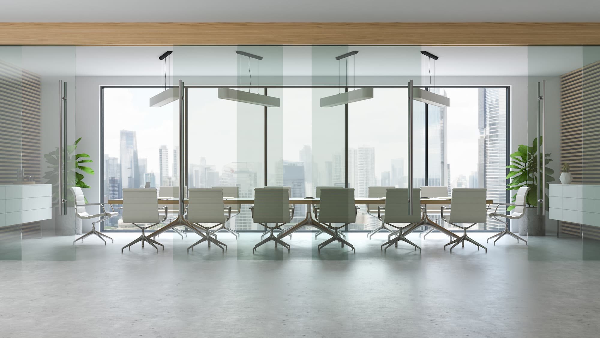 Conference room representing board oversight and governance